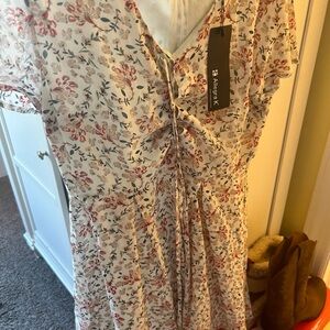 Allegra K Floral Dress